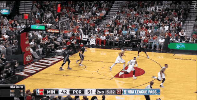 Minnesota's Ricky Rubio Throws a 60-Foot Alley-Oop to Corey Brewer