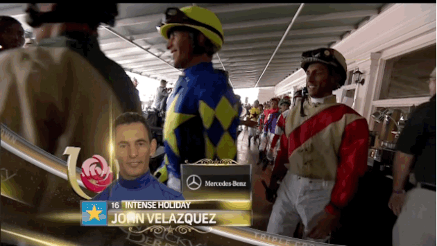 Commanding Curve's Jockey Shaun Bridgmohan Looks Intense