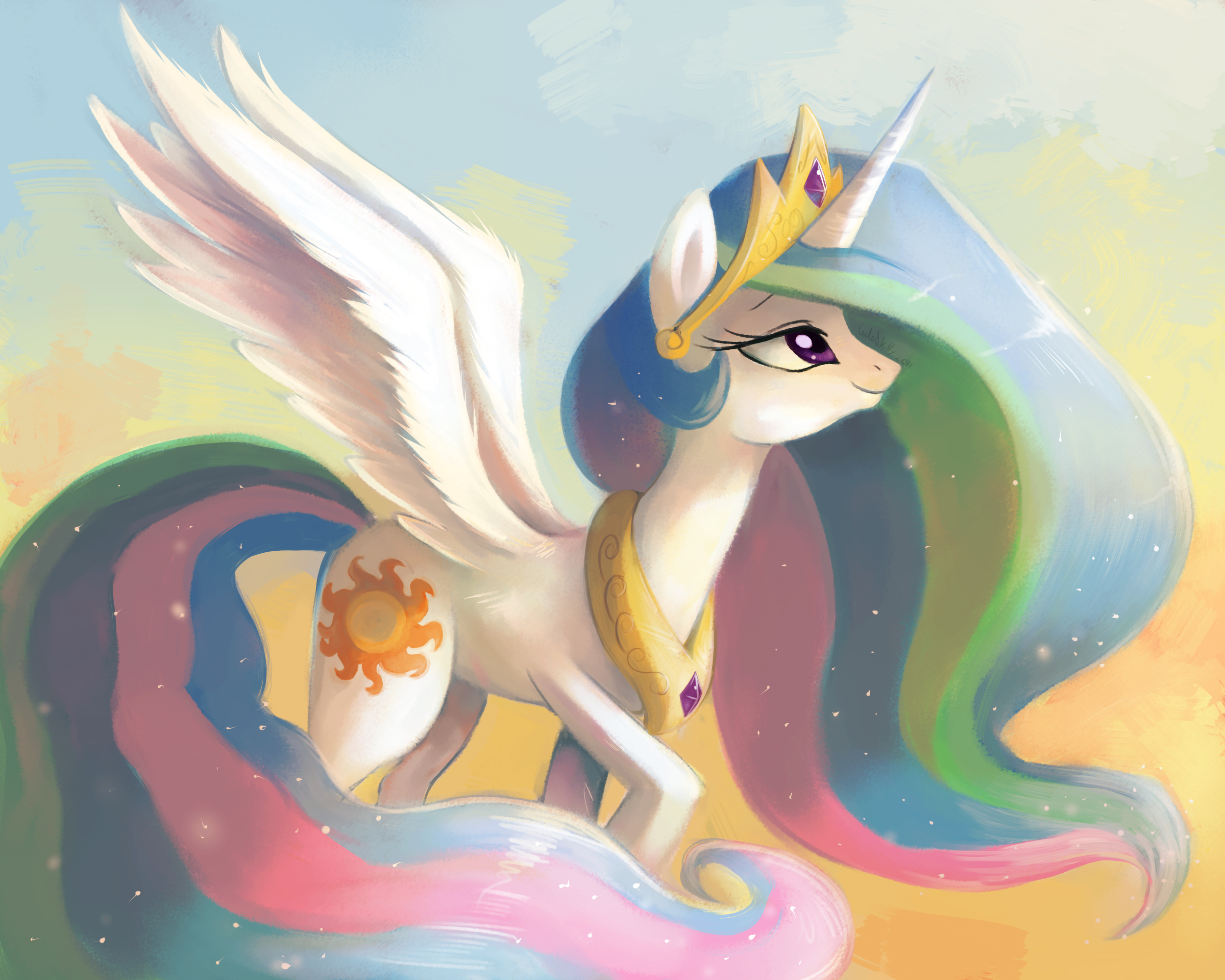 Fanart of our Princess - Protect Celestia - Fimfiction