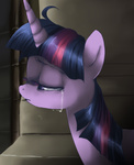 cresento tears twilight_sparkle rating:Safe score:4 user:Geomancing
