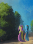 fluttershy raikoh14 rainbow_dash rating:Safe score:6 user:Geomancing