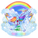 Post 66251, tags: cloudsdale, rainbow_dash, tatugon, rating:Safe, score:9, user:Kraps