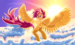 Post 67445, tags: artention, highres, huge_wings, scootaloo, rating:Safe, score:2, user:Geomancing