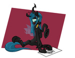 nikkuwalkanov pencil queen_chrysalis rating:Safe score:3 user:Geomancing