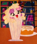 Post 66076, tags: drpancakees, highres, milkshake, sweetie_belle, rating:Safe, score:8, user:haywire