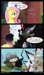 Post 65991, tags: absurdres, comic, discord, fluttershy, highres, king_sombra, nocturnalpony, rating:Safe, score:11, user:Geomancing