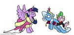 Post 67457, tags: dress, egophiliac, elements_of_harmony, princess, spike, the_great_and_powerful_trixie, twilight_sparkle, rating:Safe, score:6, user:Kraps