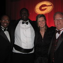 . (left-right) Judge Steve Jones, AJ Harmon, Jamie Posey and Woody Fields