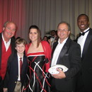 (left-right) Ed Williams, Luke Williams, Jenny Robbins, Cliff Robbins, Tavares King 