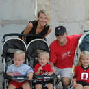 Kim and Ryan Cheek with Bo, Mikey and Lila