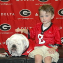 Brady Caspar with Uga VII