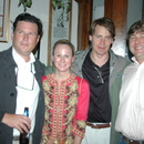 (left-right) Scott and Hope Bard, Rusty Hippe and Mark Dye