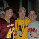 (left-right) Ted Burr, Scott Maffitt and Sandy Feldman