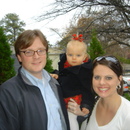 (left-right) Bradley Evans, Annabelle Evans and Corinne Evans