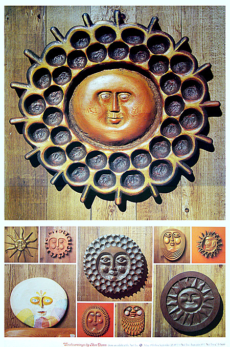 Woodcarvings, Stan Dann, Nut Tree Poster 1977