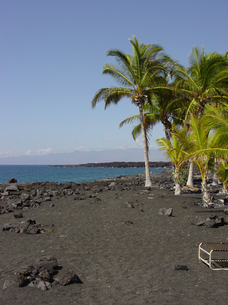 The beach at Kona Village