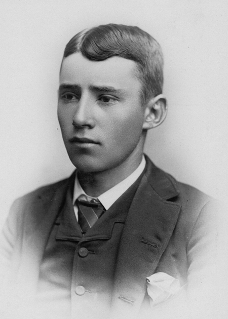 The photo recently sent to me of my great-grandfather at 19