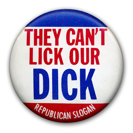 Campaign button for Richard Nixon, 1968
