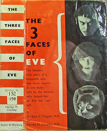defaced library book, The 3 Faces of Eve