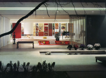 Eero Saarinen, Miller House, 1957, from exterior