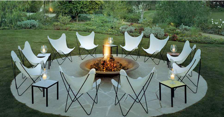 Parker Hotel, Palm Springs, the fire pit where the s'mores happened