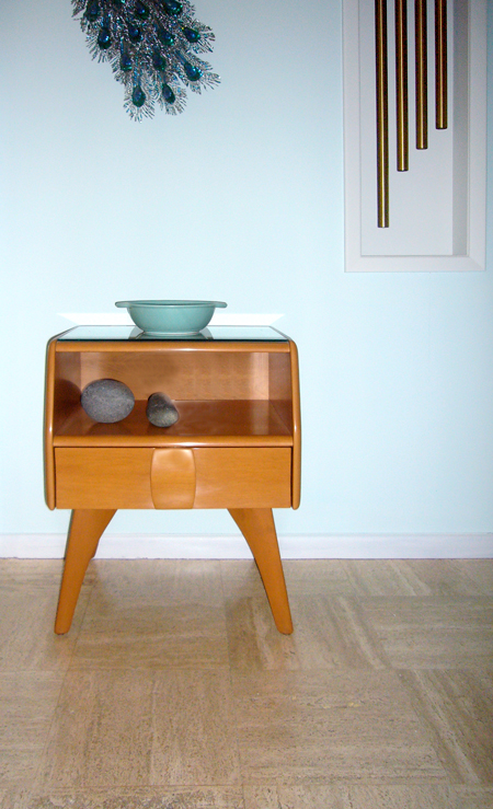 Heywood-Wakefield Kohinoor night stand, 1949