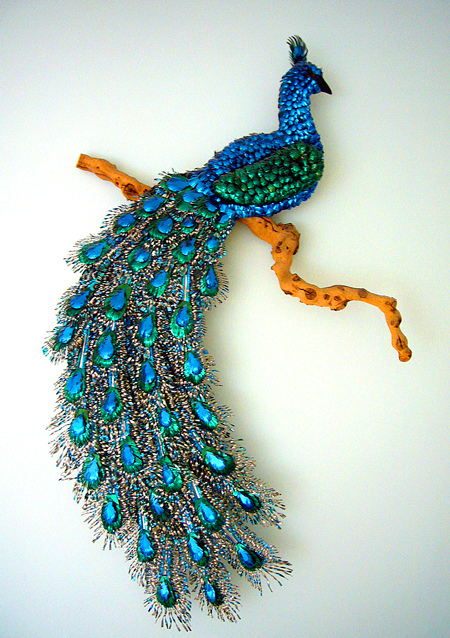 The amazing MJB peacock, LaPrele Adams, 1965