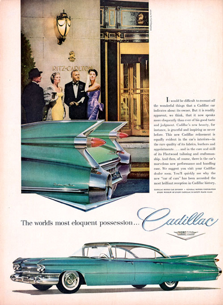 1959 Cadillac, too flashy