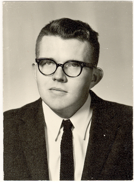 Sherman Adams, high school, before the 60s, 1959