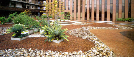 Roberto Burle Marx, Safra Bank, Sao Paulo 1982