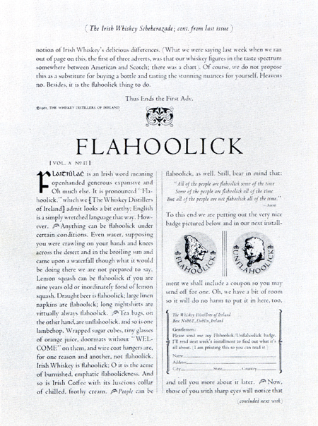 Marget Larsen, Whiskey ad