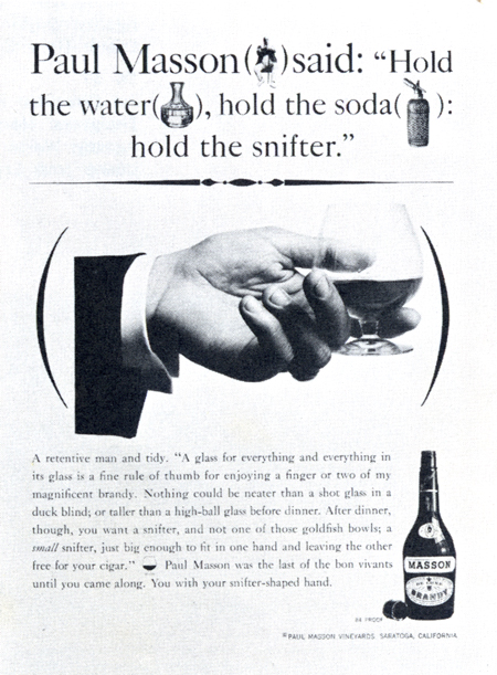 Marget Larsen, Paul Masson ad