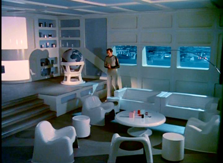 In space, furniture is hard