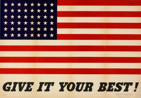 Charles Coiner, Give It Your Best, poster, 1942