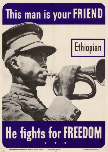 WWII Ethiopian poster, 1942