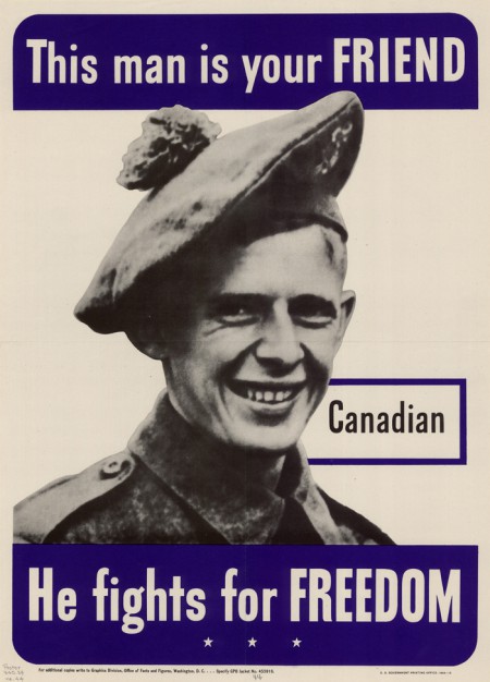 WWII Canadian poster, 1942