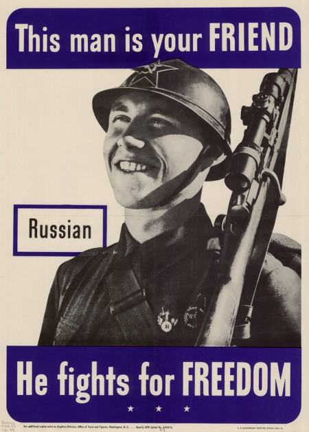 WWII Russian poster, 1942