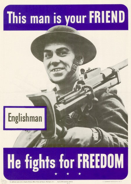 WWII English poster, 1942