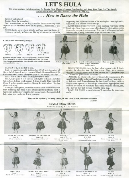 Let's Hula, Hula Records, Inc. 1956