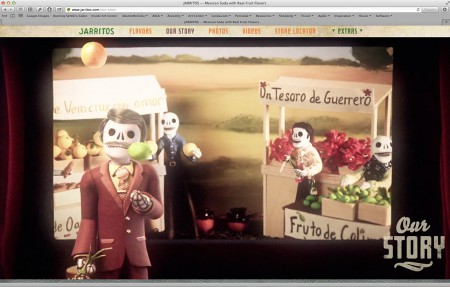 www.Jarritos.com, design: Sunday Morning