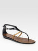  Sergio Rossi Cleo Jelly Sandals - Black - Size 40/10