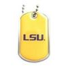  LSU Tigers Dog Tag Necklace Charm Chain Ncaa