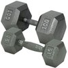  Hex Dumbbell with Ergonomic Handle 40lbs.