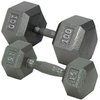  Hex Dumbbell with Ergonomic Handle - 50 lbs.