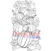  Deep Red Stamps Seahorse Deep Red Cling Stamp 2"X3"-Pumpkin Patch