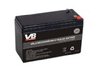  GS Portalac PX12072HG 12V 7.5Ah Emergency Light Battery - VICI Battery BrandTM -