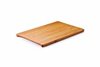  Bambu Medium 10-Inch L by 7-Inch W Undercut Board, Golden Brown