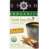 Stash Tea Stash Organic Gold Cup Chai Tea - 18 bags per pack -- 6 packs per case.