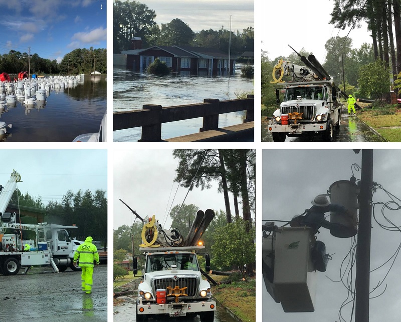 Murfreesboro Electric Crews Back from Flooded Lumberton, North Carolina Murfreesboro News and