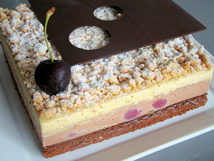 Pistachio Mousse Cake